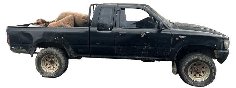 Lastbil til olivenhøst